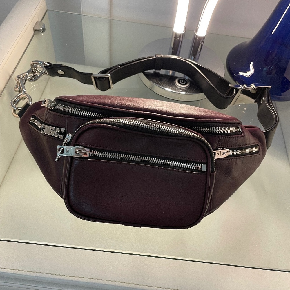 ALEXANDER WANG ATTICA FANNY PACK BROWN LEATHER